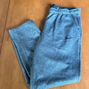 Grey Nike sweatpants